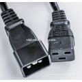 US / VDE 10 pies Heavy Duty Cable de alimentación de 14 AWG, C19 a C20